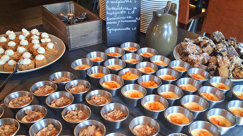 Jälkiruoat esillä Göranissa