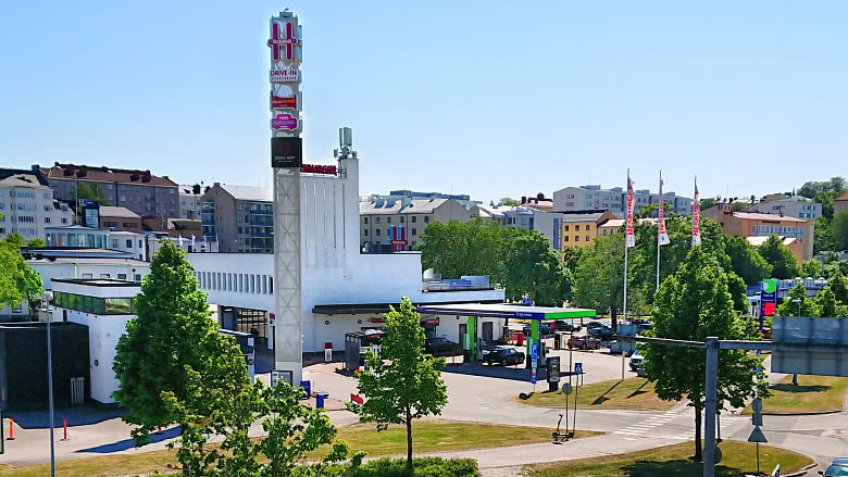Hesehotelli, Linja-autoasema, Turku