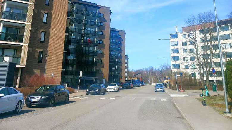 Kirkkotie nykyään