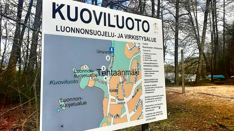 Littoistenjärven opastaulu