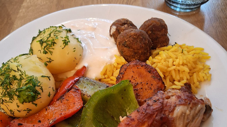 Gastropub Löydön ruoka-annos