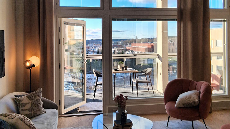 Valmiiksi sisustettu mallikoti