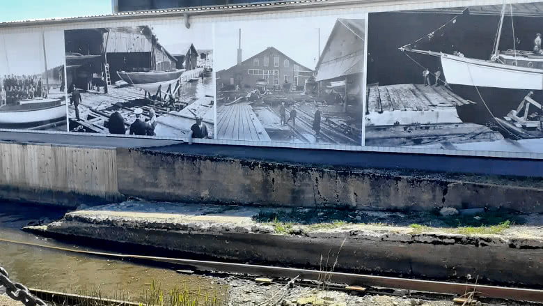 Vanhoja kuvia Ruissalon telakasta